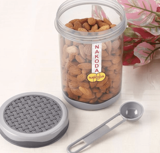 Nakoda Pluto Storage Container & Organizer Set for Kitchen, Refrigerator & Home Use,500 ml Set Of 3 Pcs (Plastic) - Image 2